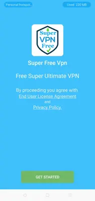 Super Free Vpn android App screenshot 3